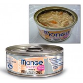 Monge Delicate Chicken with Potato and Carrot 80g 1 Carton (24 cans)